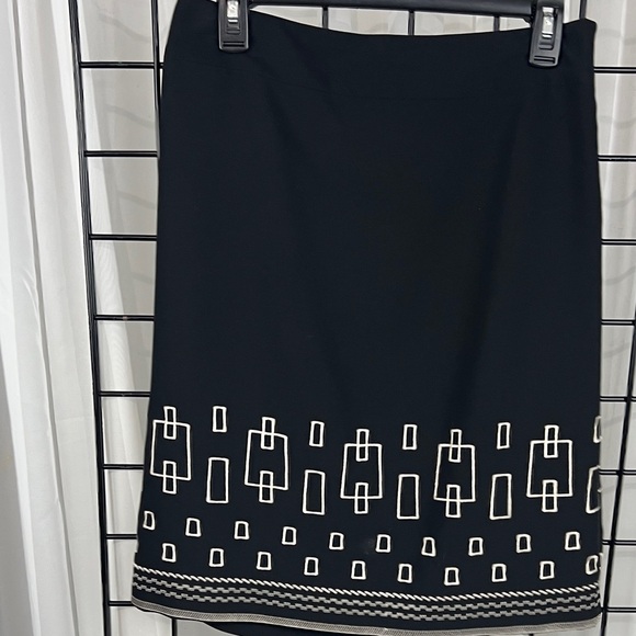custom made Dresses & Skirts - Chic Black Geometric Pencil Skirt